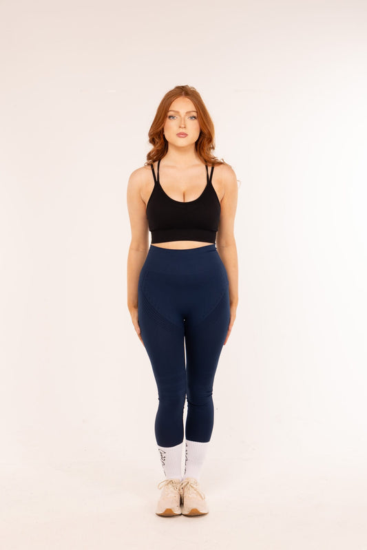 Contour Sculpt Leggings - Bold Blue