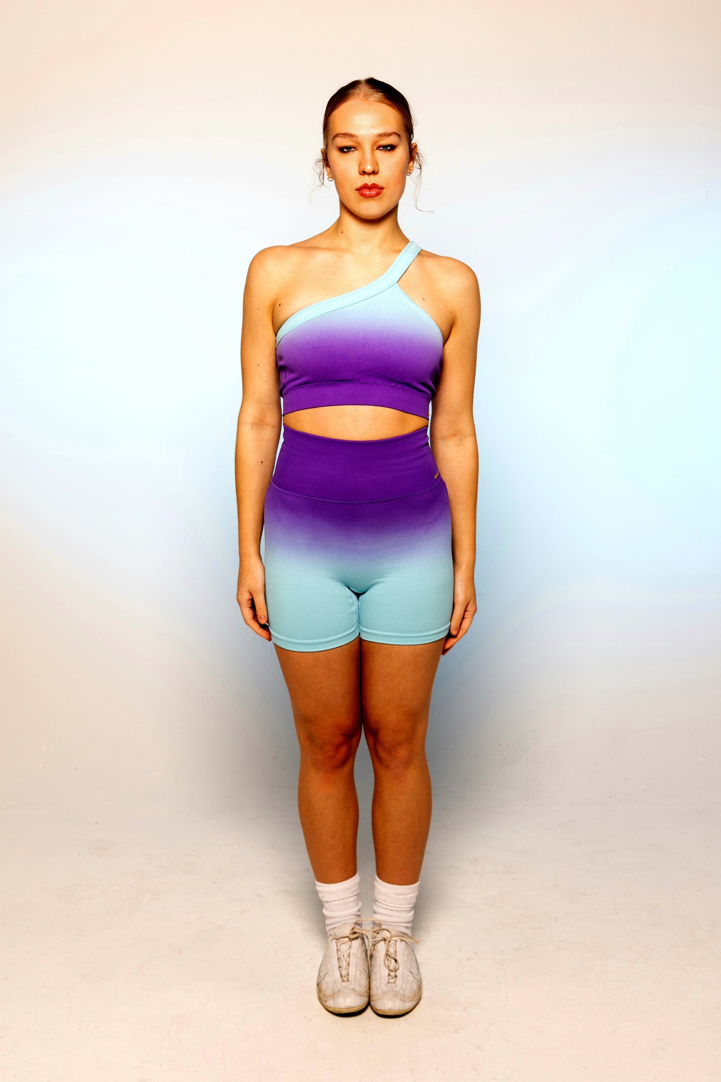 ConfidenceFlex seamless sports bra purple